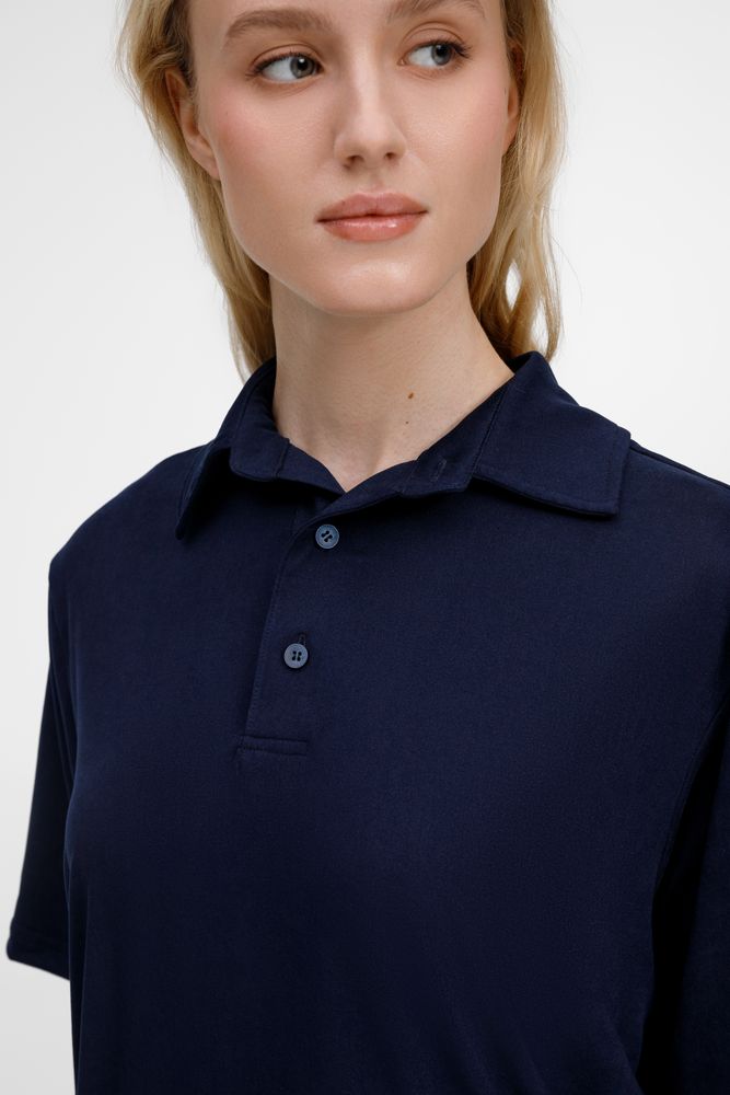 Рубашка поло унисекс Senti, темно-синяя, размер 4XL