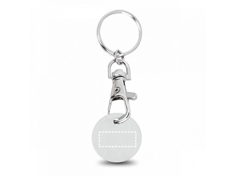 FIDO. Брелок из металла, Серебряный