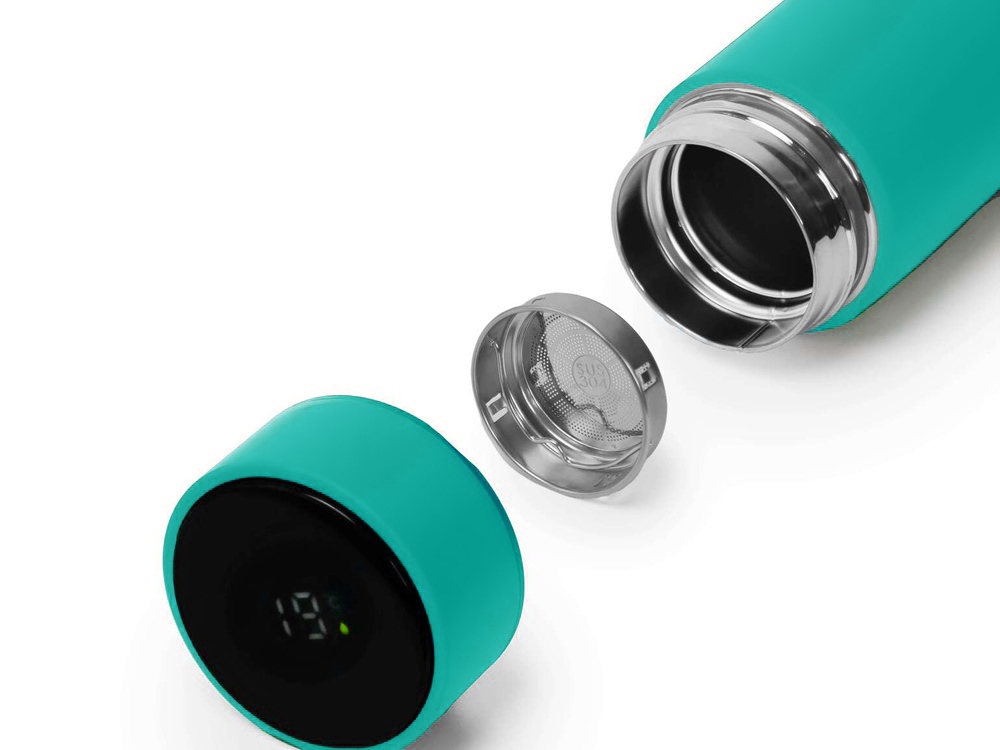 Термос FAMILY MARK LED, soft touch (Петронас)