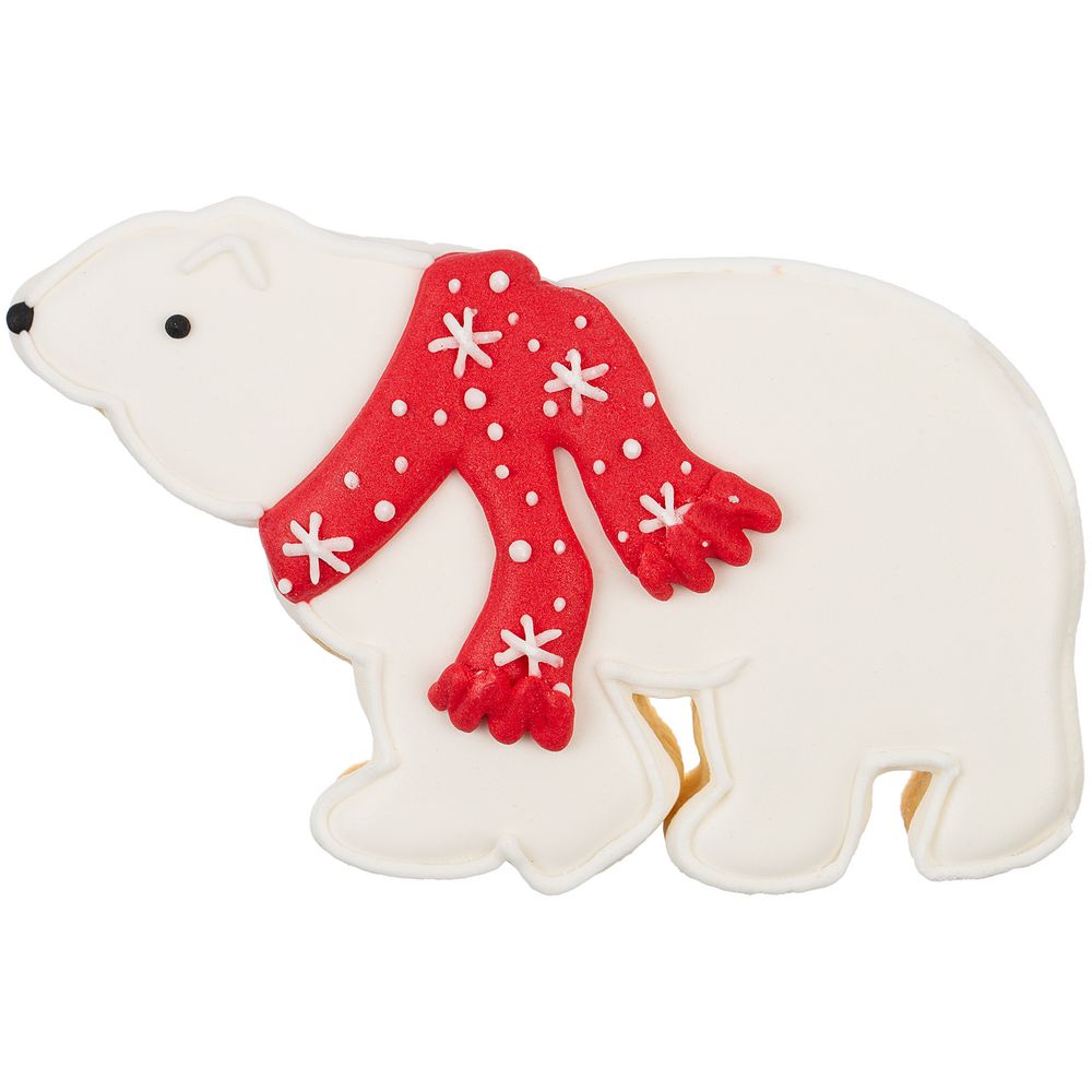 Печенье «Остаемся зимовать» — пример нанесения логотипа (сделано в России) | Print Logo