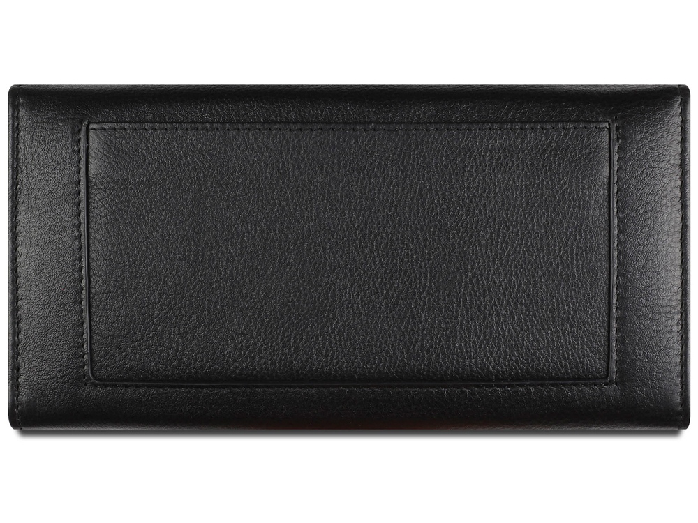 Кошелёк женский BUGATTI СУПЕР ЛЕДИ | LADY TOP, чёрный, натуральная воловья кожа, 20х2,5х10,5 см