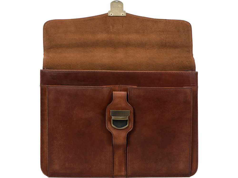 Портфель Имперский Giulio Barсa, коричневый
