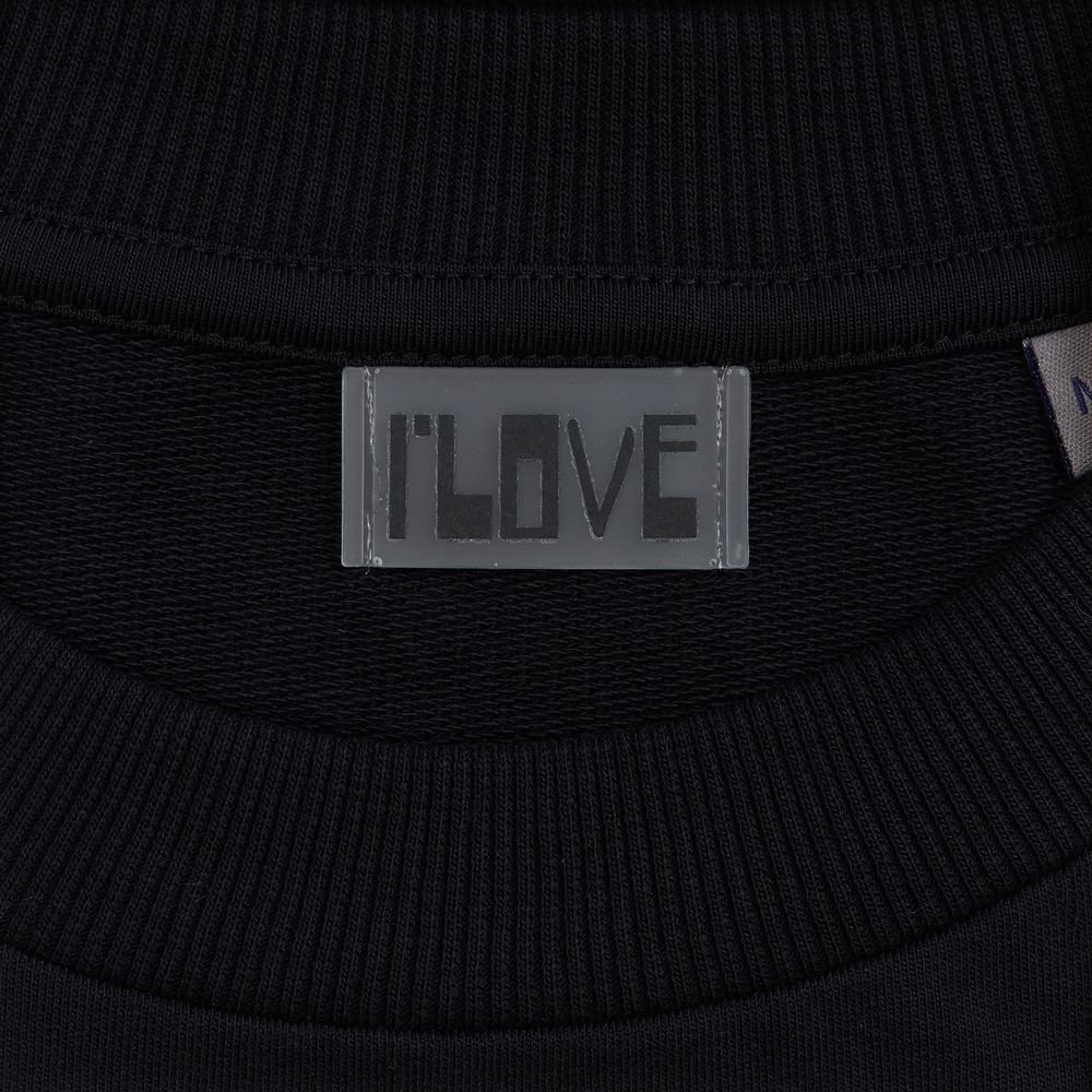 Футболка оверсайз с двойным рукавом Kosmos, черная, размер XL/XXL