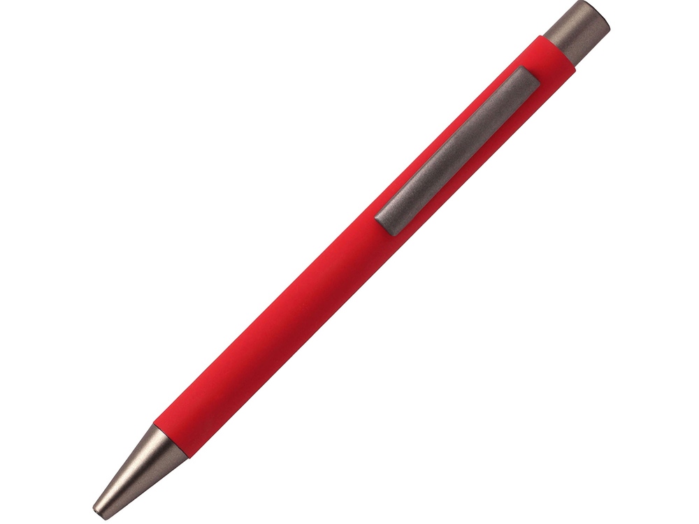 Ручка металлическая шариковая FAMILY MARSEL, soft touch (Красный)
