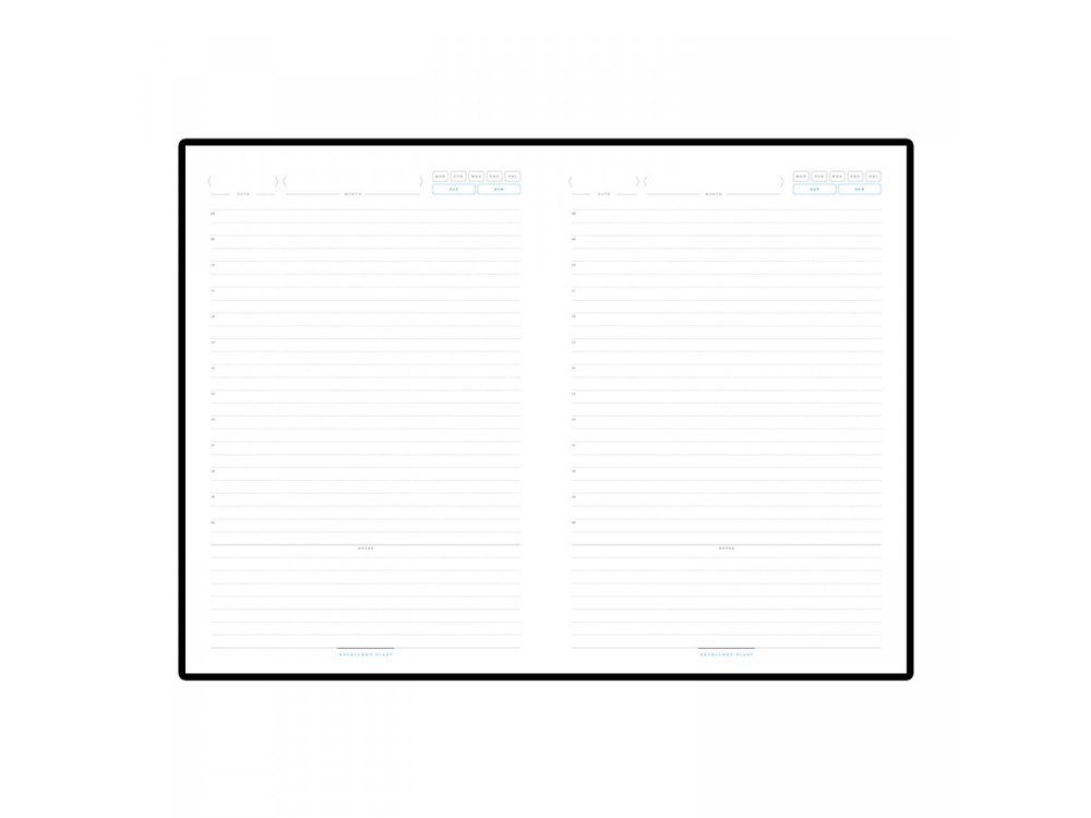 Ежедневник А5 недатированный Citizen, серый