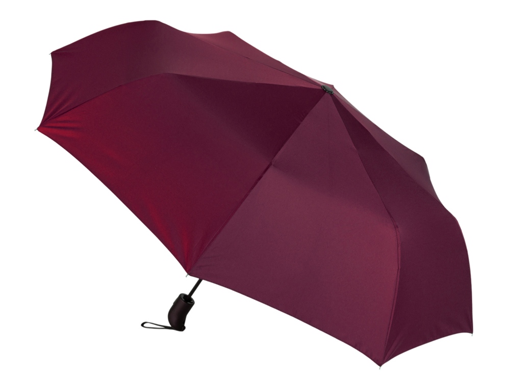 Зонт-полуавтомат складной Roof с куполом из переработанного пластика с логотипом  | Print Logo
