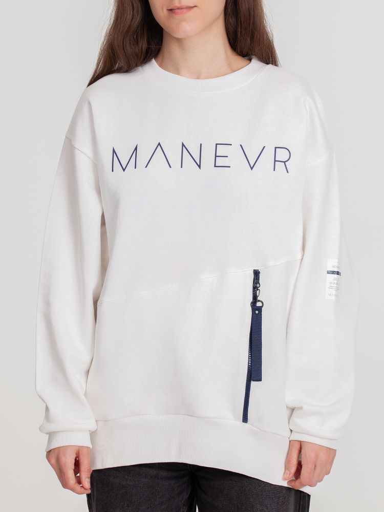 Свитшот унисекс Kosmos 2.0, кремовый, размер XL/ XXL