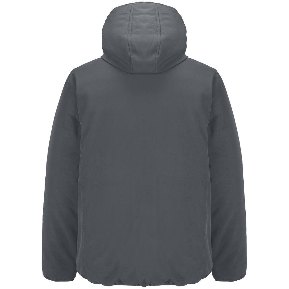 Куртка софтшелл с капюшоном мужская Falcon Men, темно-серая, размер 3XL