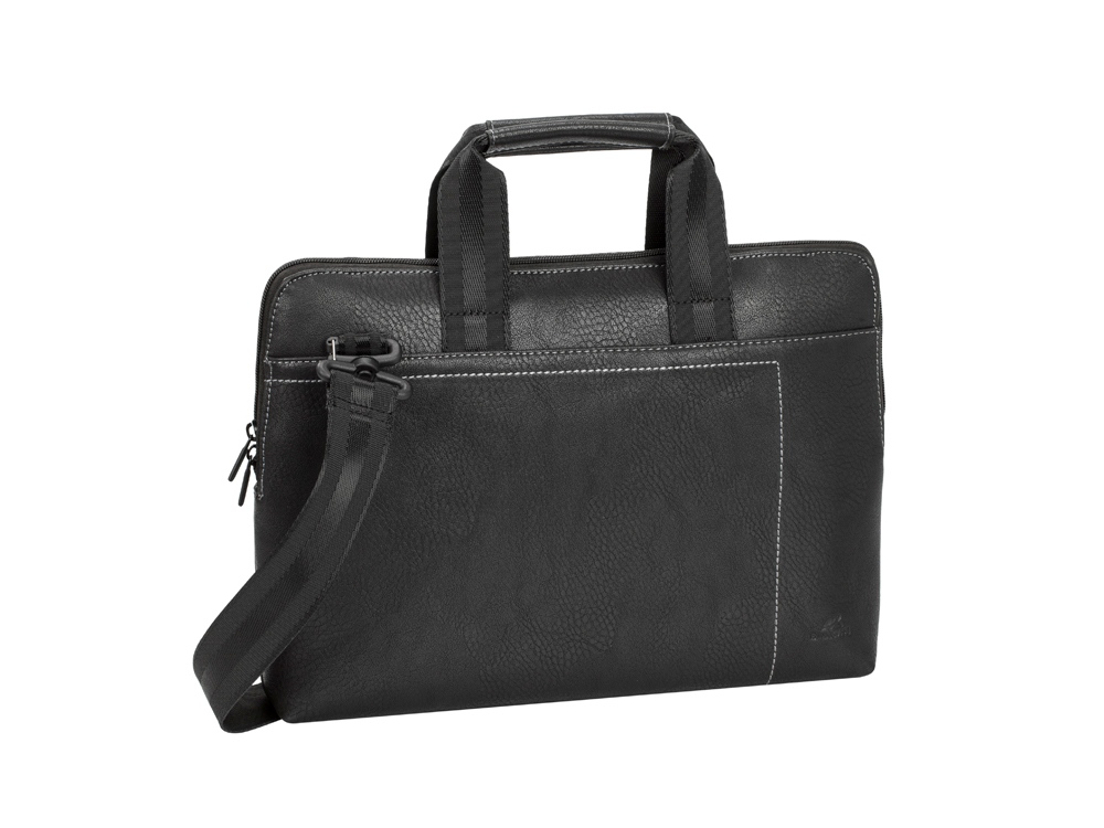 Сумка для ноутбука 13.3 из кожзама с логотипом RIVACASE | Print Logo