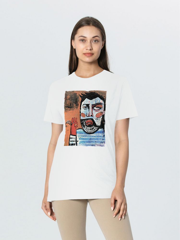 Футболка «У матросов нет вопросов» — пример нанесения логотипа (Соль) | Print Logo