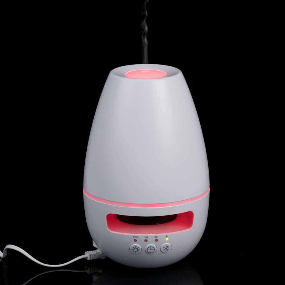 Увлажнитель с колонкой и подсветкой tuneMist с логотипом Indivo | Print Logo