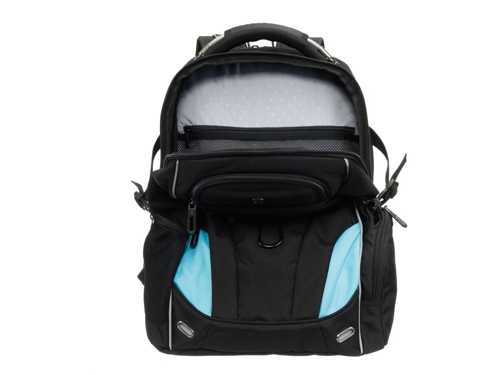 Рюкзак TORBER XPLOR с отделением для ноутбука 15, чёрный, полиэстер 900D, 34x22x46 см, 34л