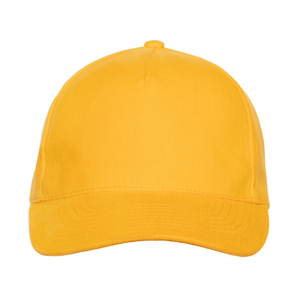 Бейсболка STAN 5 клиньев хлопок 280, 03, Жёлтый,  (12/1)  (56-58)