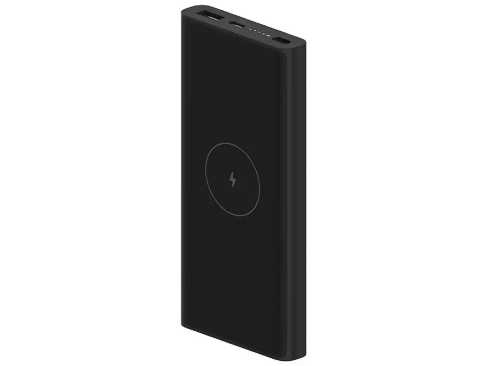 Внешний беспроводной аккумулятор Mi 10W Wireless Power Bank, 10000 мАч с логотипом Xiaomi | Print Logo