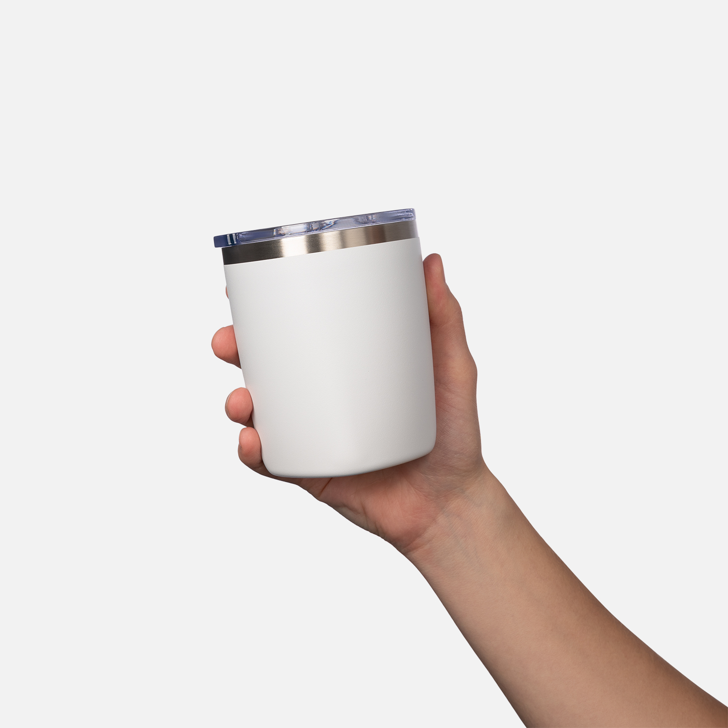 Термокружка вакуумная Вива, белая