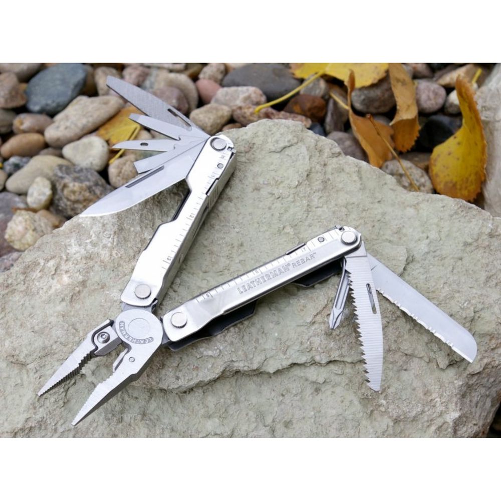 Мультитул Rebar с нейлоновым чехлом — пример нанесения логотипа (Leatherman) | Print Logo