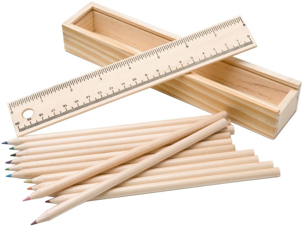 Набор из 12 карандашей Draw с логотипом  | Print Logo