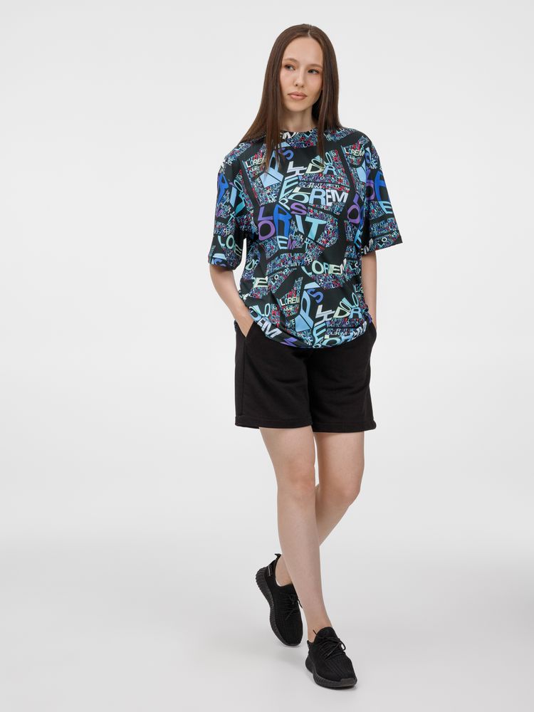 Футболка из бифлекса Morfiss с полной запечаткой на заказ, размер XL/XXL