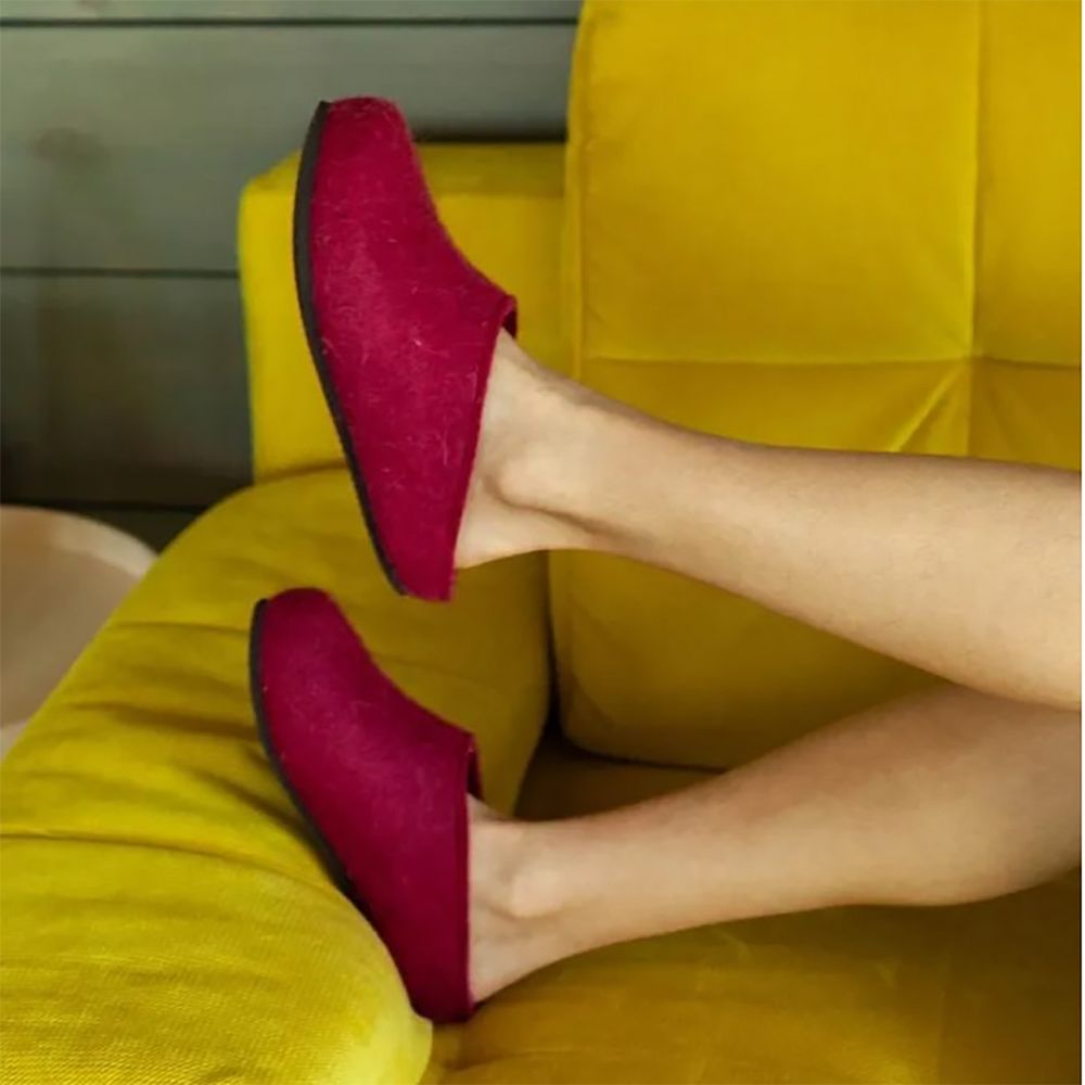 Домашние валенки Step, розовые (вереск), размер 39