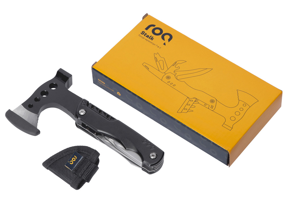 Топор-мультитул 7-в-1 Stalk, черный (Р)