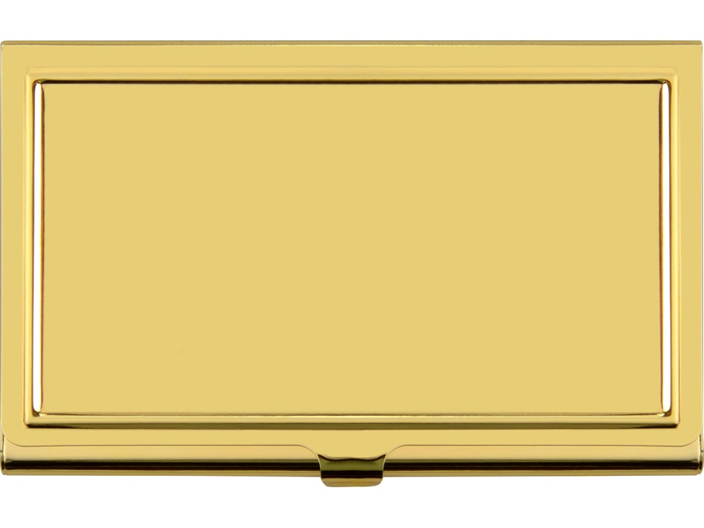 Визитница Белуччи, золотистый глянцевый (Р)