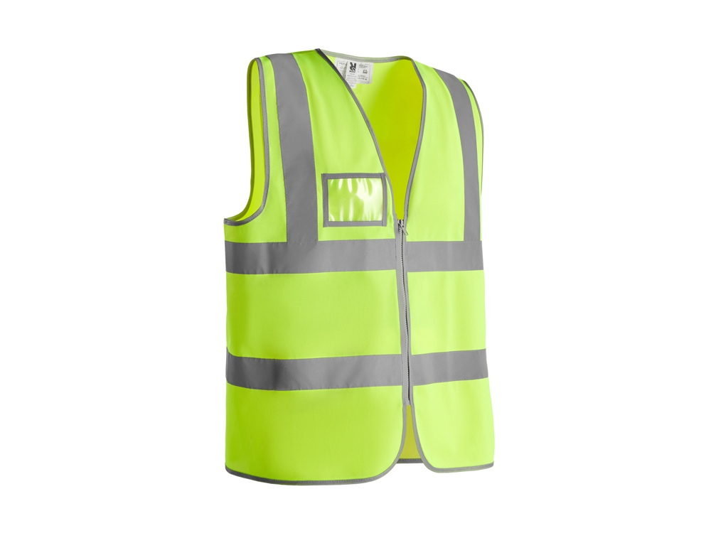 Жилет светоотражающий Polux, неоновый желтый