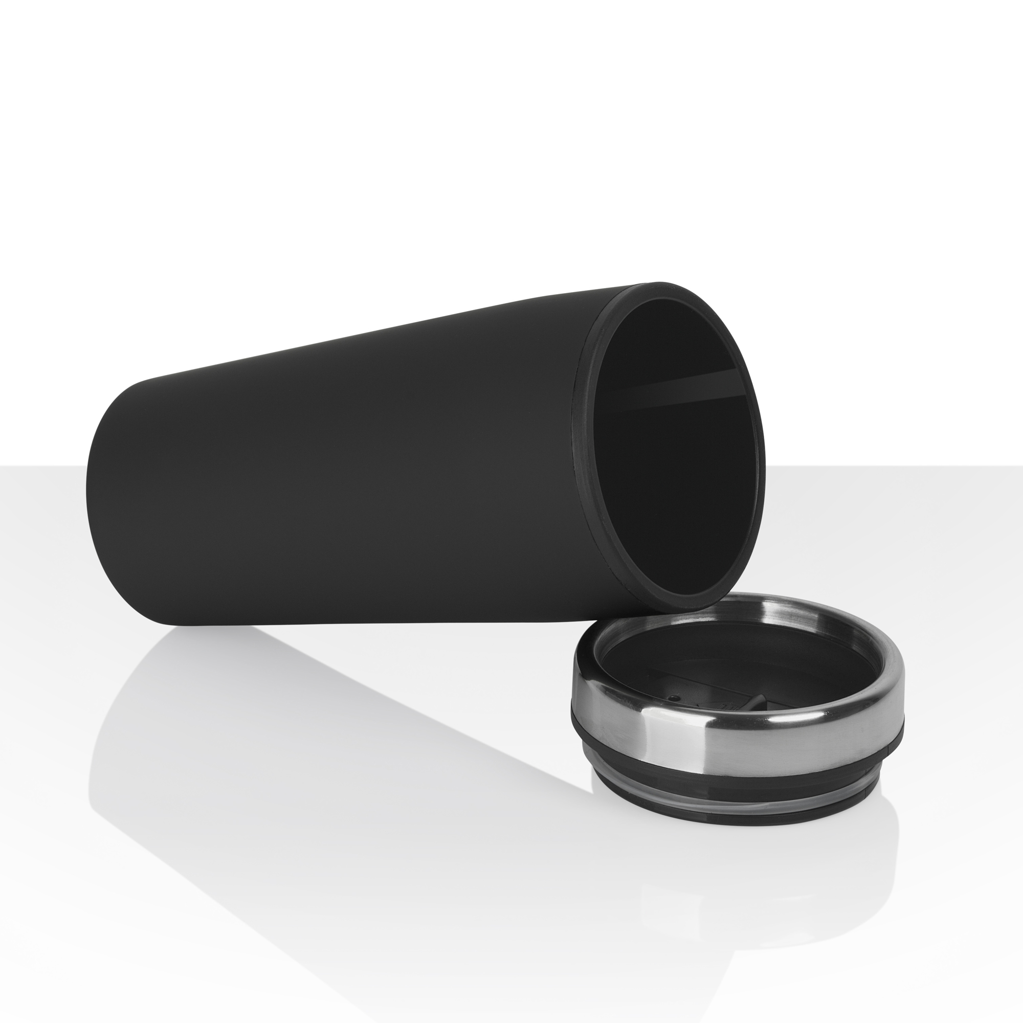 Термостакан "Европа" 500 мл, покрытие soft touch, фиолетовый