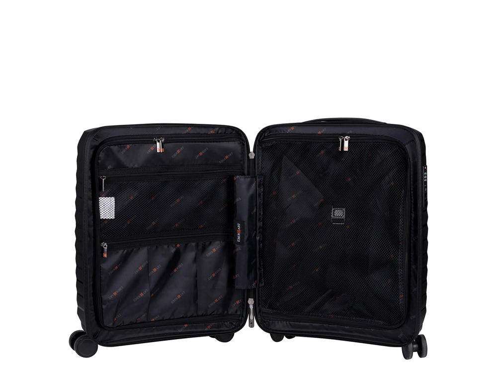 Чемодан Eberhart Dune для ручной клади S полипропилен черный 46D-009-420