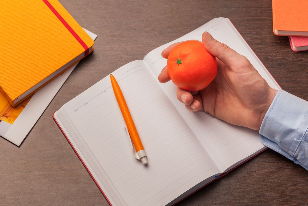 Антистресс «Мандарин» фото на сайте Print Logo.