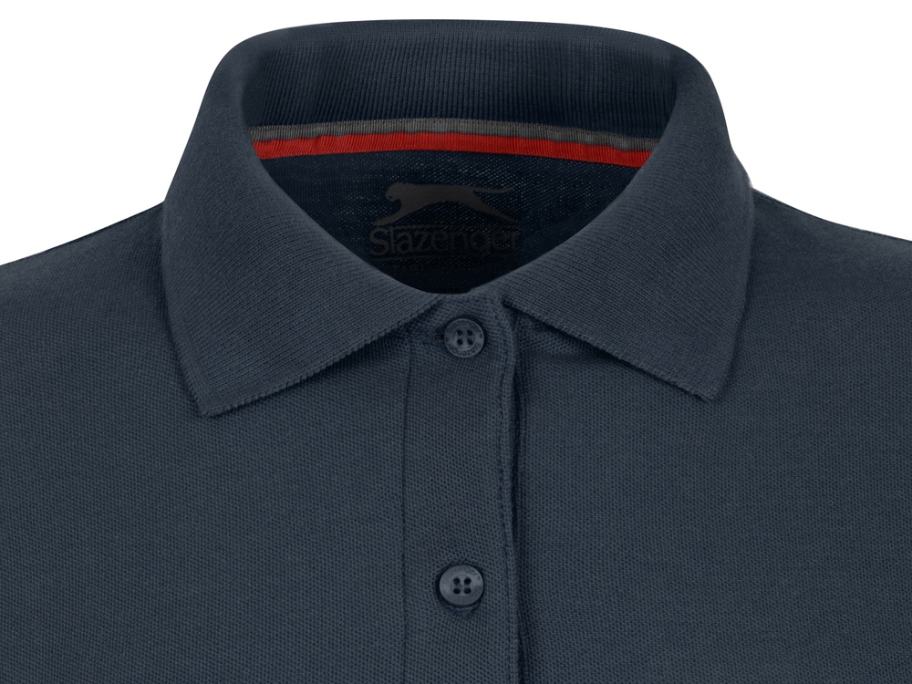 Рубашка поло Point женская с длинным рукавом, темно-синий