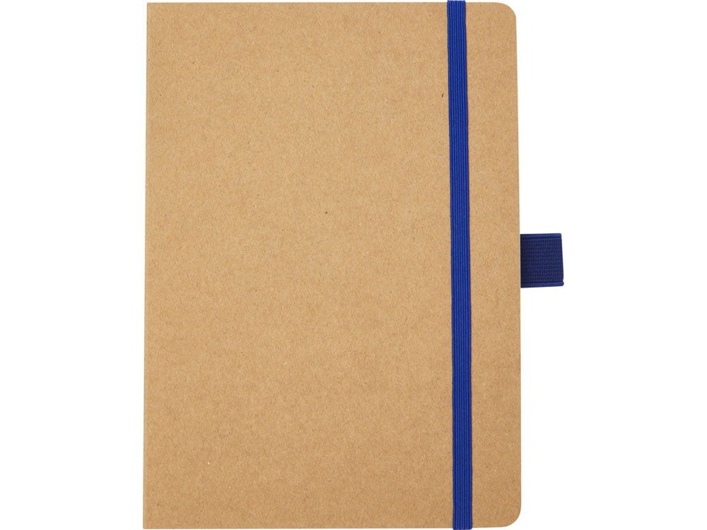 Блокнот Berk формата из переработанной бумаги, cиний