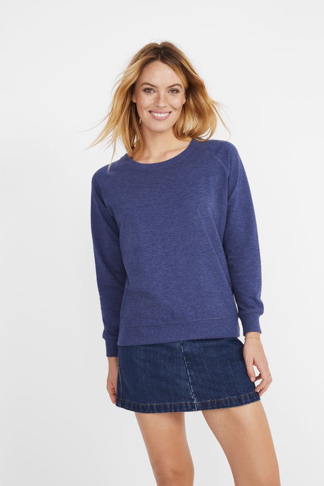 Толстовка Studio Women синий меланж фото на сайте Print Logo.