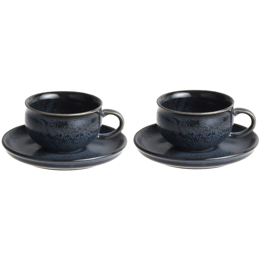 Набор из 2 чайных пар Cosmic Kitchen с логотипом Liberty Jones | Print Logo