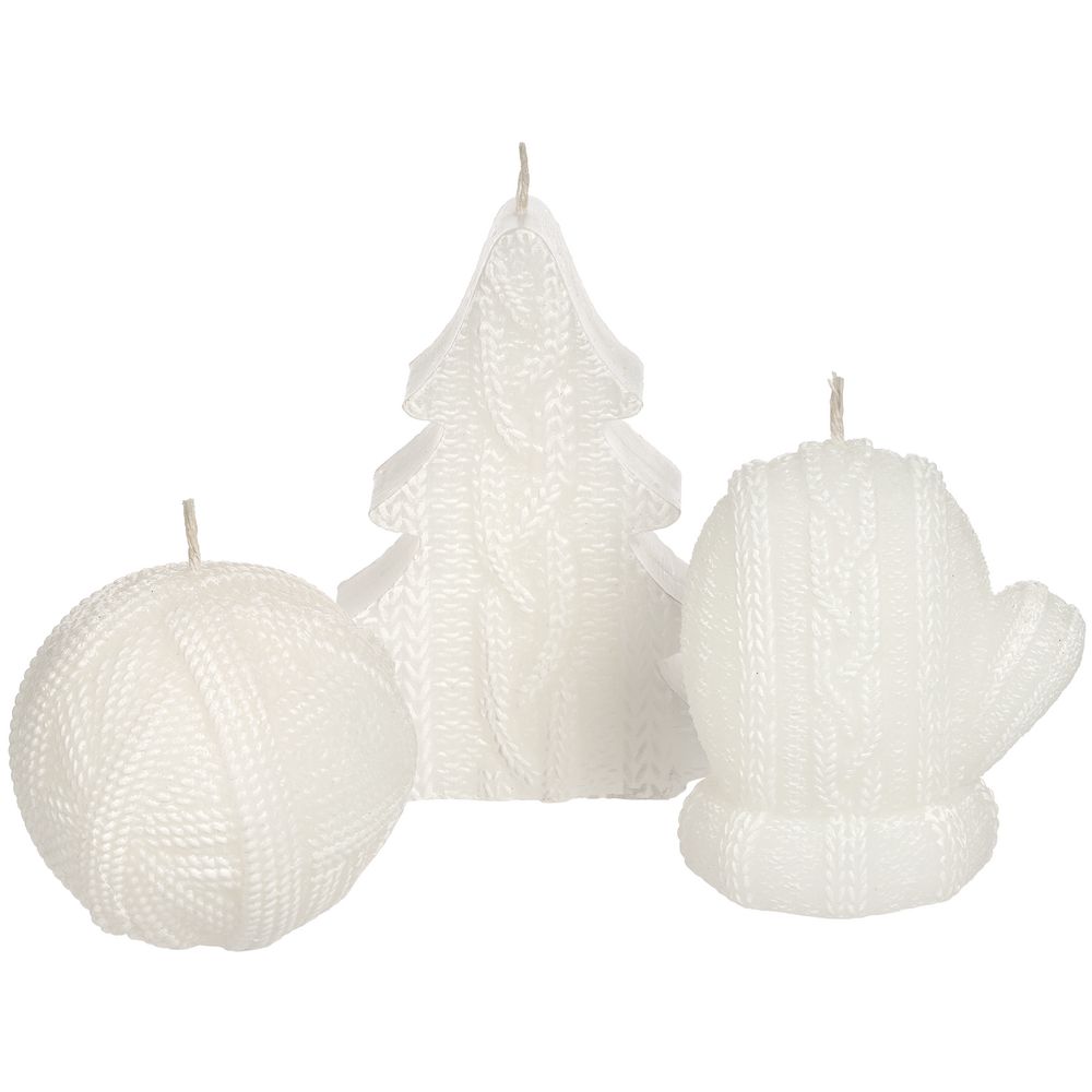 Свеча Kniteam, елка — пример нанесения логотипа (сделано в России) | Print Logo