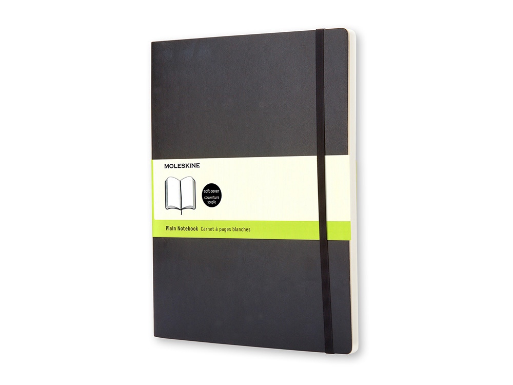 Записная книжка Classic Soft, ХLarge (нелинованный) с логотипом Moleskine | Print Logo