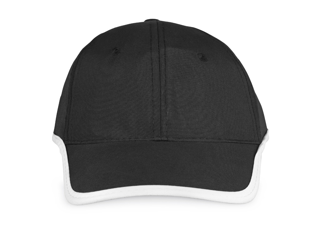 Бейсболка Solo, черный/белый