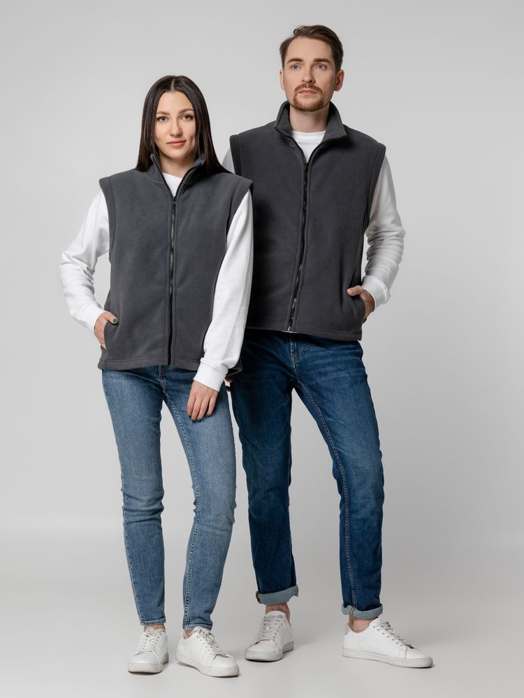 Жилет флисовый Manakin, темно-серый, размер XS/S