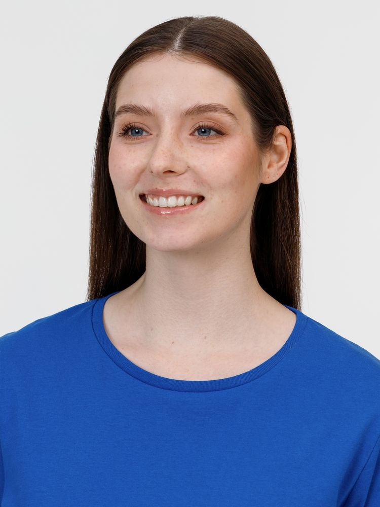 Футболка E150 женская ярко-синяя, размер XS