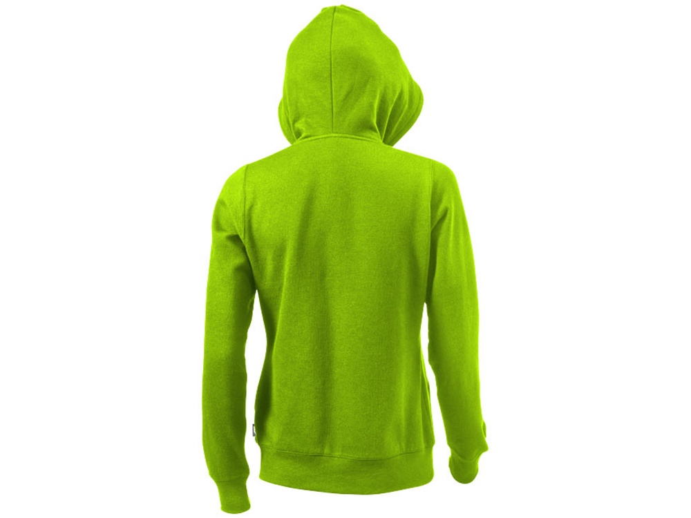 Толстовка Open женская с капюшоном, зеленое яблоко