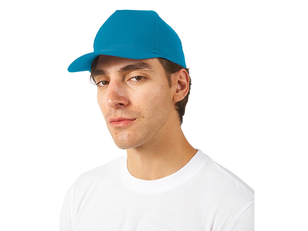 Бейсболка Memphis 5-ти панельная, ярко-голубой