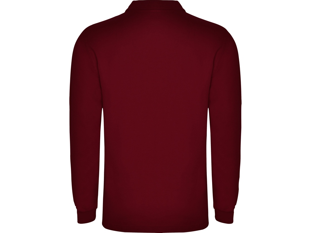 Рубашка поло Carpe мужская с длинным рукавом, гранатовый