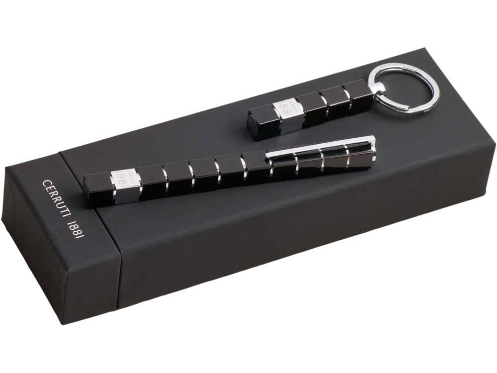 Подарочный набор: шариковая ручка, брелок с логотипом Cerruti 1881 | Print Logo