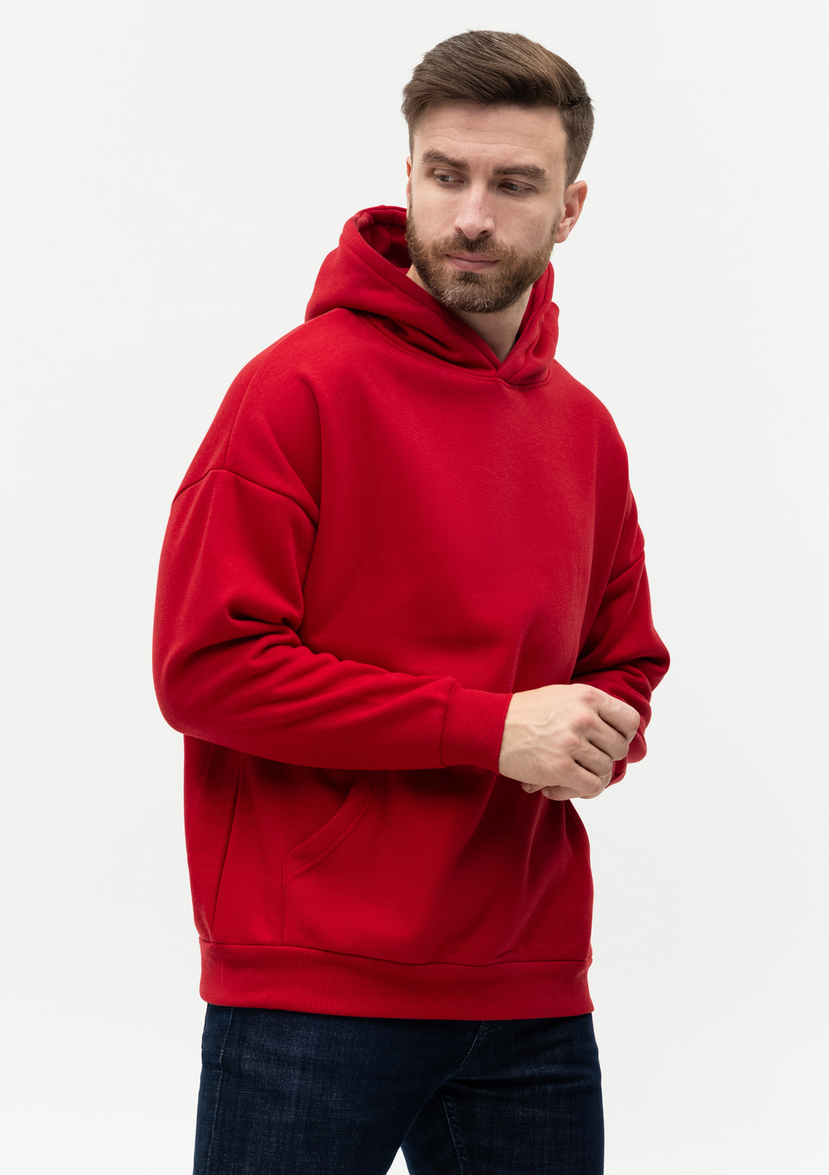 Худи унисекс STAN оверсайз интерсофт 320, 69, Т-красный,  (014)  (54/XXL)