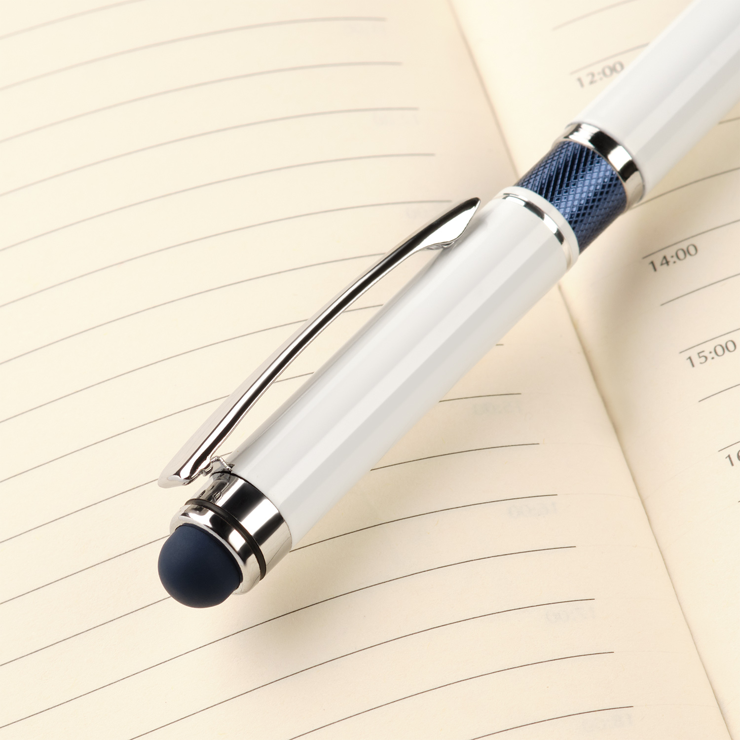 Шариковая ручка Arctic, белая/зеленая фото на сайте Print Logo.