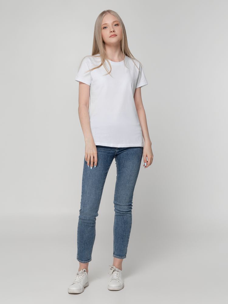 Футболка женская T-bolka Lady белая, размер XL