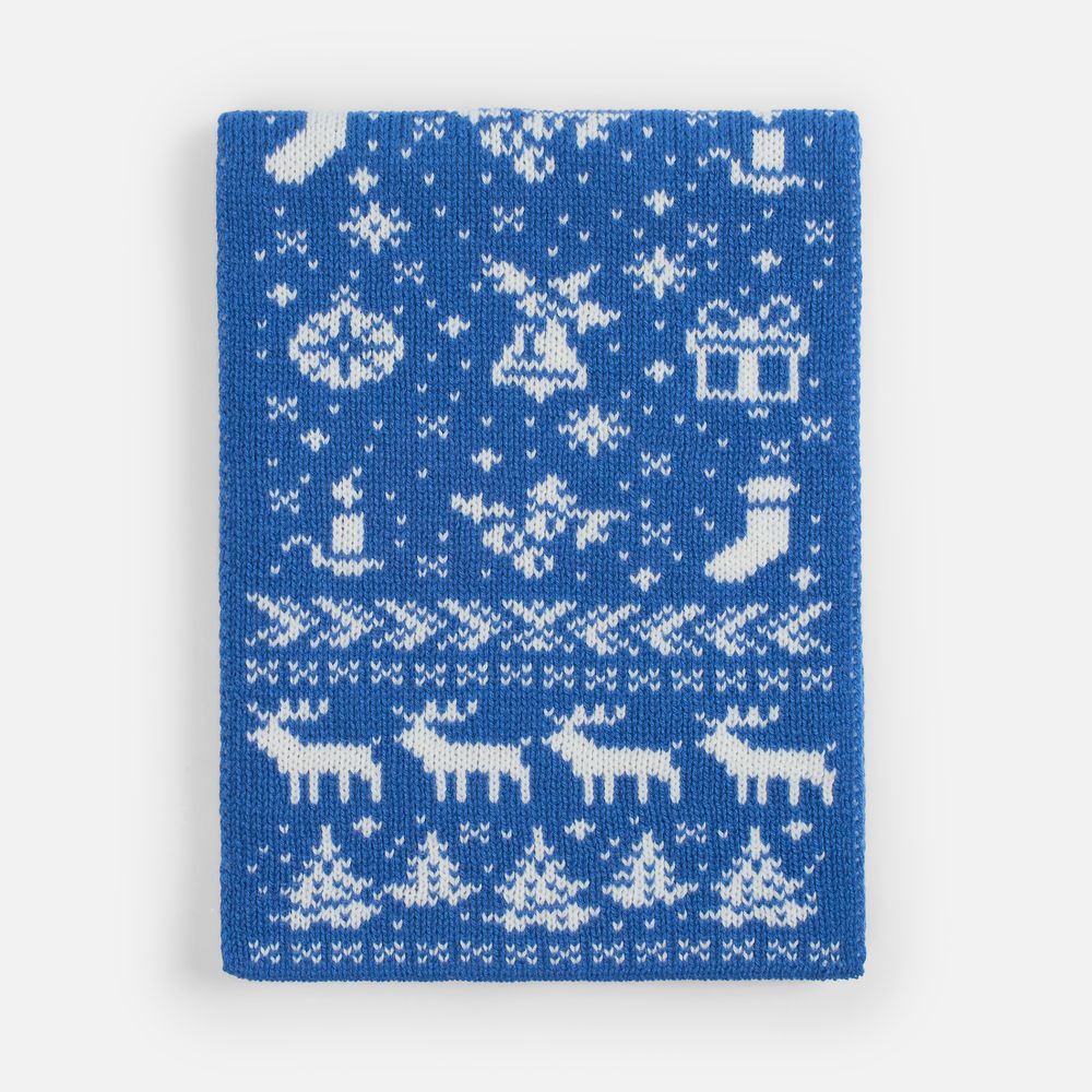 Шарф Holidale — пример нанесения логотипа (teplo) | Print Logo