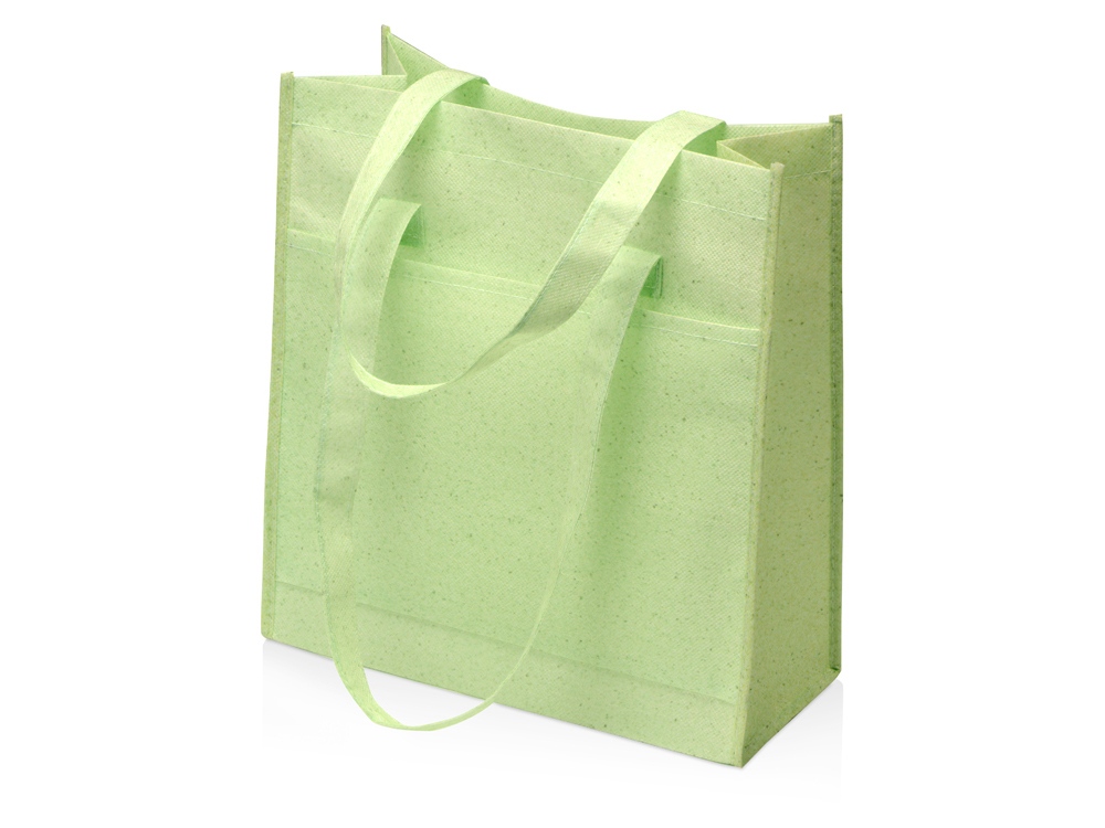 Сумка-шоппер Wheat из переработанного пластика с логотипом  | Print Logo