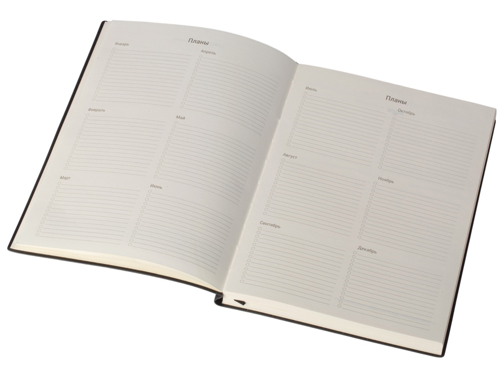 Бизнес блокнот Supreme с вставкой из софт-тача, гибкая обложка, 128 листов, черный