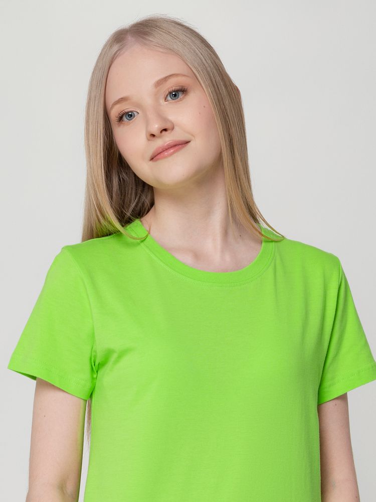 Футболка женская T-bolka Lady зеленое яблоко, размер M