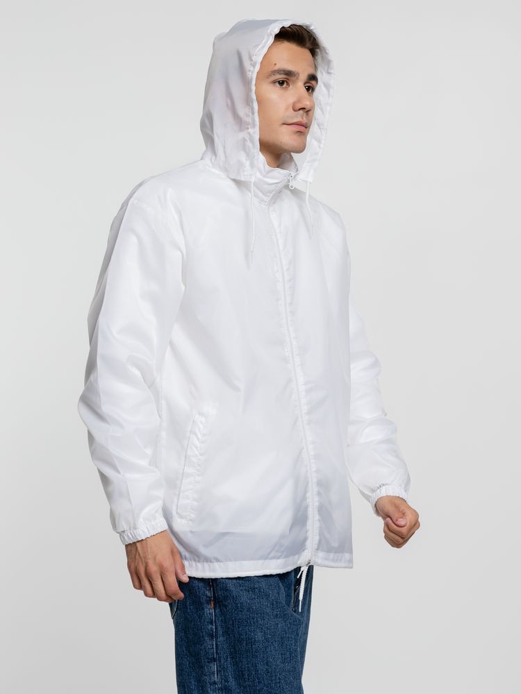 Ветровка унисекс Shift белая, размер XS